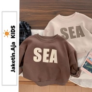HIJAU Jacket Aja Kids - SEA CUTE Children's Hoodie (1th - 12th) Boy Jacket Boys GirlsGirl 1 2 3 4 5 
