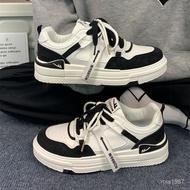 Pull Back Men's Shoes Black White Panda Couple Style Campus High-Value Fashion Versatile ins Trendy 