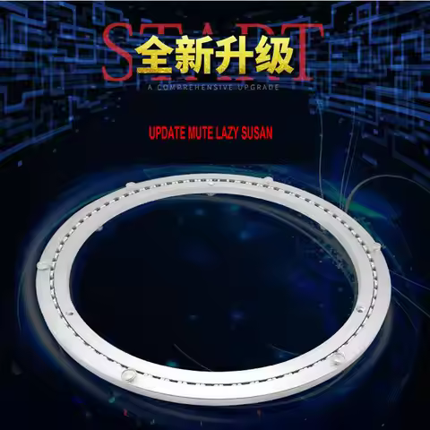 HQ MS01 Mute Strap Lazy Susan Level Design Round Turntable Smooth Table Swivel Plate Rotating Alumin