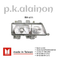 ไฟหน้า ISUZU ELF NKR NPR NQR120 (ตาเต็ม ปี 1995-2003) เกรดอย่างดี