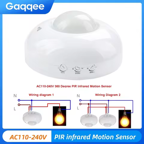 Motion Sensor Light 220V Automatic Sensor Smart Life Light Switch LED PIR Motion Sensor Detection Mi