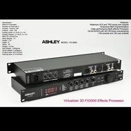 Ashley FX -2000 / FX2000 Vocal Processor Effect -- 3D Virtualizer - Original