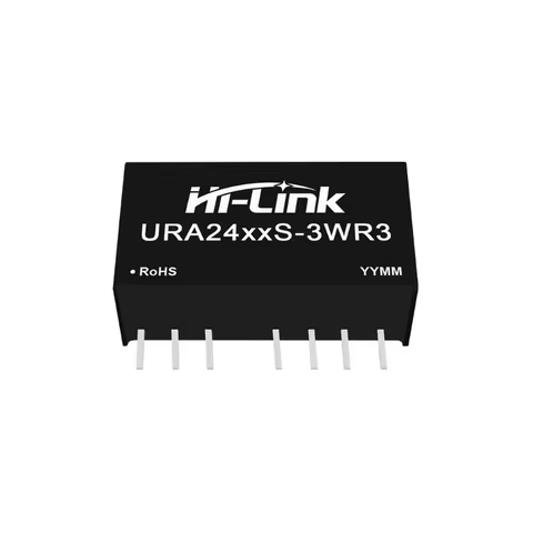 Hi-Link URA2405S-3WR3 URA2412S-3WR3 URA2424S-3WR3 3W Dual Output ±3.3V/5V/9V/12V/15V/24V DC-DC Power