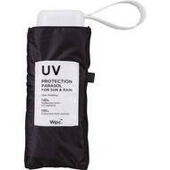 Wpc. parasol Shading cut joint tiny black folding umbrella 47cm Ladies sunshade UV cut 100% compact 