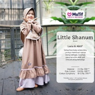 [✅New] Little Mutif Shanum // Baju Muslim Anak Mutif