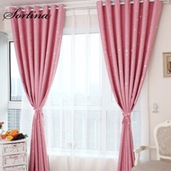 Sortina Langsir Blackout Curtain Window Curtain Sliding Door Kitchen Curtain Hook Pink Star day Curtain