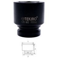 MATA Impact Socket Bit 1" Inch x 42mm Cr-Mo TEKIRO IS-IS0702 Black Socket Wrench 6PT DR