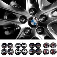 4PCS 60mm 65mm Car Wheel Center Hub Cap Sticker Auto Wheel Emblem Badge Decal Decoration For BMW M P