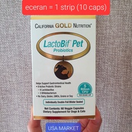 Vitamin Probiotic Lactobif Pet Probiotic Dog Cat Dog Cat 1 Strip