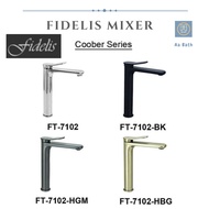 [PUB APPROVED] Fidelis Colour Faucet New Series Basin Tap Mixer / Gun Metal / Gold / Black / Chrome