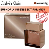 Calvin Klein Euphoria Intense EDT for Men (100ml) cK Eau de Toilette Brown [Brand New 100% Authentic Perfume/Fragrance]