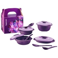Purple Royale Petit Blossom Serveware Set with Gift Box (4 pcs) - Tupperware Brands