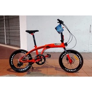 20"  Inci Inch Crossmac CALLISTO 10 ( 10 Speed )Basikal Lipat Folding bike Alloy