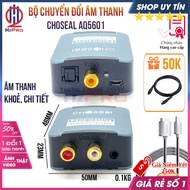 Bộ Chuyển Đổi Âm Thanh Từ Tivi Sang Loa Choseal AQ5601 Chuyển Âm Thanh Optical Ra Av Và Aux Cao Cấp 