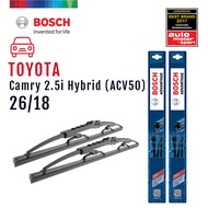 Bosch ใบปัดน้ำฝน Toyota Camry (ACV50) ปี 2011 เป็นต้นไป ขนาด 26/18 นิ้ว รุ่น Advantage