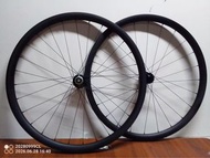 #22:700C碟刹哑光碳纤维公路自行车轮组（碳刀轮组）12mm-31mm-631mm/24.8英寸inch29寸（2套）