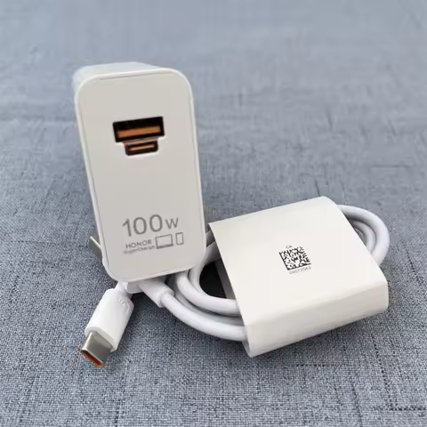Original Honor 400 Pro 100W EU Charger USB A/C Port Super Charge Adapter 1/1.5/2 M 6A PD Type C Cabl