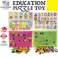 KIDS LEARNING WOODEN 3D PUZZLES EDUCATIONAL TOYS / PLASTIC 3D PUZZLES EDUCATIONAL TOYS (READY STOCK)