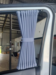 ผ้าม่านรถตู้ โตโยต้า Commuter อย่างดี พรีเมี่ยม (มีทั้งรถรุ่นใหม่ เเละ รุ่นเก่า)