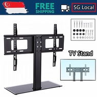 Local Delivery - Universal Table Top TV Stand Base Fits 26 to 70 inch LCD LED Screen Height Adjustable Monitor Bracket