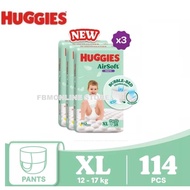 Huggies AirSoft Pants XL38 x 3 Super Jumbo Pack