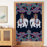 Thai Style Tibetan Style Door Curtain Ethnic Style Cloth Curtain Kitchen Block Curtain Hanging Curta