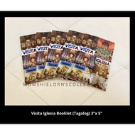 Vista Iglesia Booklet | 3" x 5" | 43 English Pages and 51 Filipino/Tagalog Bisita for Holy week