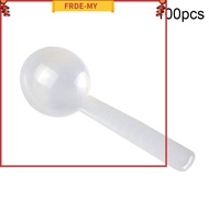 FRDE⭐100pcs 1g White Plastic Measuring Spoon Gram Scoop Food Baking Medicine Powder