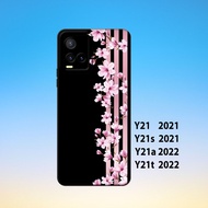 Softcase vivo Y21, vivo Y21S, vivo Y21A,vivo Y21T _Silicone Casing Hp Black Rubber Flexible Thick