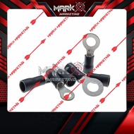 Taiwan RV Ring Black Insulated Terminal Cable Round Lug Cable Wire Clip Earth Pin Connector