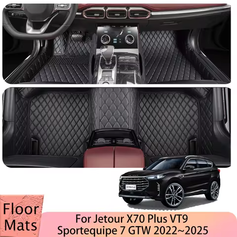 For Jetour X70 Plus VT9 Sportequipe 7 GTW 2022~2025 RHD LHD Car Floor Mats Scratch Resistant Carpets