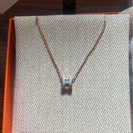 Hermes mini pop h 玫瑰金+寶寶藍