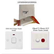 MK S8423 WH 20A Water Heater Switch / UMS 20A Water Heater Switch / Clipsal S-Classic 20A Water Heat