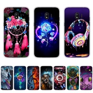 B15-Highlight Music theme Case TPU Soft Silicon Protecitve Shell Phone Cover casing For Samsung Galaxy j2 core 2018/2020/j2 pro 2018/j4 2018