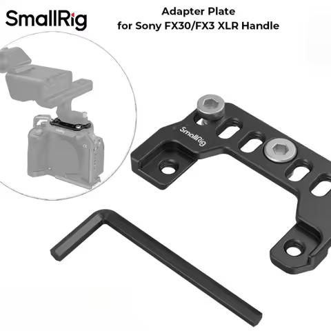 Adapter Plate for Sony FX30 / FX3 XLR Handle for Sony A7 IV and A7S III MD4019 For Cages SmallRig 32