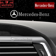 Mercedes Benz Car Logo Metal Sticker 3D Creative Decoration Automobile Window Door Interior Badge For W205 W212 W204 W220 EQE EQC W207 W211 W206 W124 W213 W218 W222
