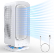 11 Inch USB Fan Portable Desk fan Bladeless Fan for Indoors Smart Display Bedroom Home Office