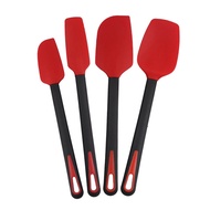 4 Pcs Spatulas Silicone Heat Resistant Rubber Spatula for Cooking High Heat Resistant Scraper Commer