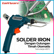 Taffware Solder Iron Automatic Tin Gun 60W / solder listrik otomatis multifungsi 1 set dan timah d