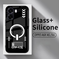 HP Glitter Glass Softcase FOR OPPO A6X 4G 5G/ - Casing OPPO A6X 4Ghp 5G/ - K78