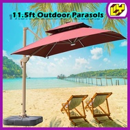 11.5ft Outdoor Garden Parasols Umbrella Patio Garden Umbrella Outdoor Sunshade Garden Canopy for Cou