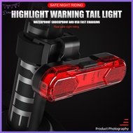 USB Rechargeable LED Bike Light Waterproof Bicycle Seatpost Rear Tail Light