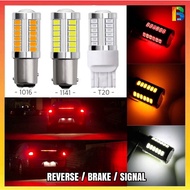33LED 5630SMD LED BULB Car Motorcycle Signal Reverse Brake Light Bulb 1016 1156 1157 T20 7443 Lampu 