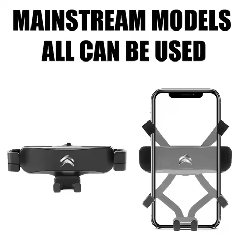 ABS Car Phone Holder Foldable Air Vent Mount Holder Accessories For Citroen C1 C2 C3 C4 C4L C5 C6 C7