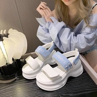 (Available white 37,39) Wedges Platform Shoes with Padded Straps, QC Goods, Beautiful Models for Wom