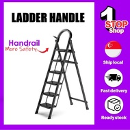 Foldable Step Ladder 3 And 4 Steps Black Foldable Step Ladder