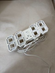 電子數字鐘White Digital LED Clock