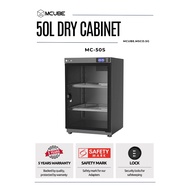 MCUBE 50L Digital Dry Cabinet | Dry Box for Camera & Lens | Humidity Control Storage