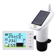 ⭐TS-FT003 Wireless Ultrasonic Water Level Monitor Tank Liquid Level High/Low Alarm Solar Powered Sen