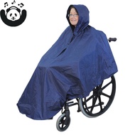 Windproof Wheelchair Cover, Wheelchair Rain Poncho Coat Adult Elderly Seniors Wheelchair Cape Poncho Cover Soft Hooded Wheelchair Rain Coat OUYOU